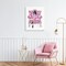 Stupell Industries Pink Stylish Glam Chair Canvas, design by Ziwei Li